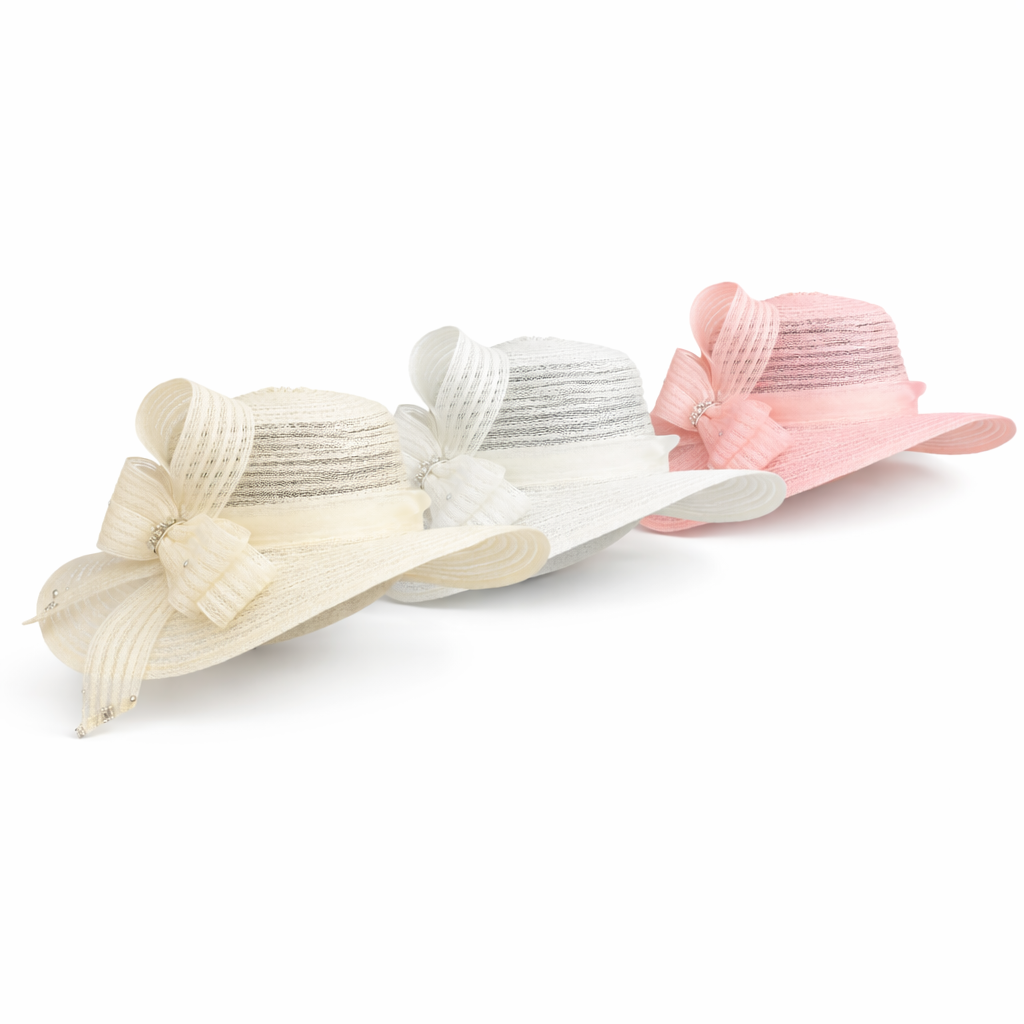 Derby Ready Wide-Brim Sinamay Occasion Hat Boutique Favorite