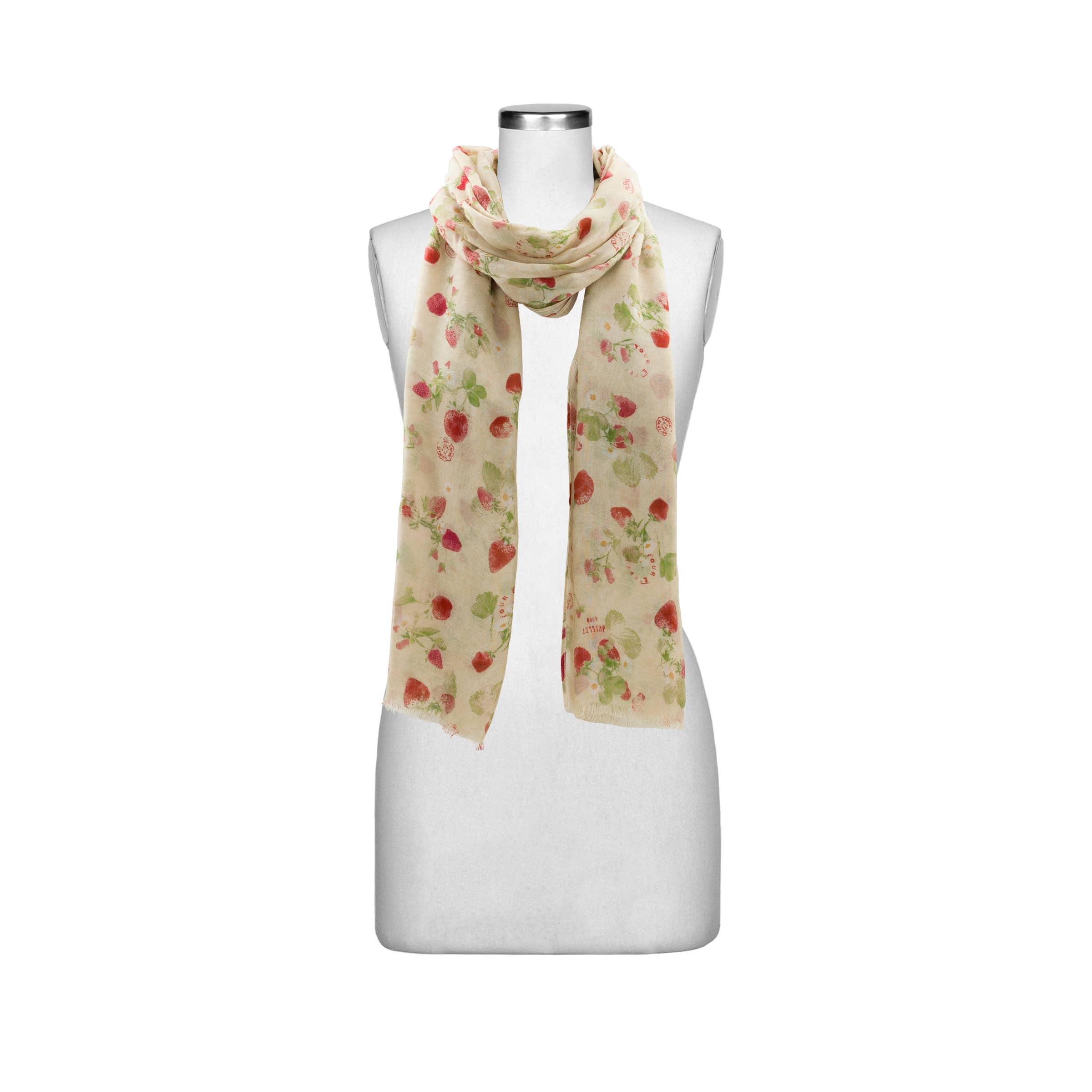 Scarf - Parisian Strawberry