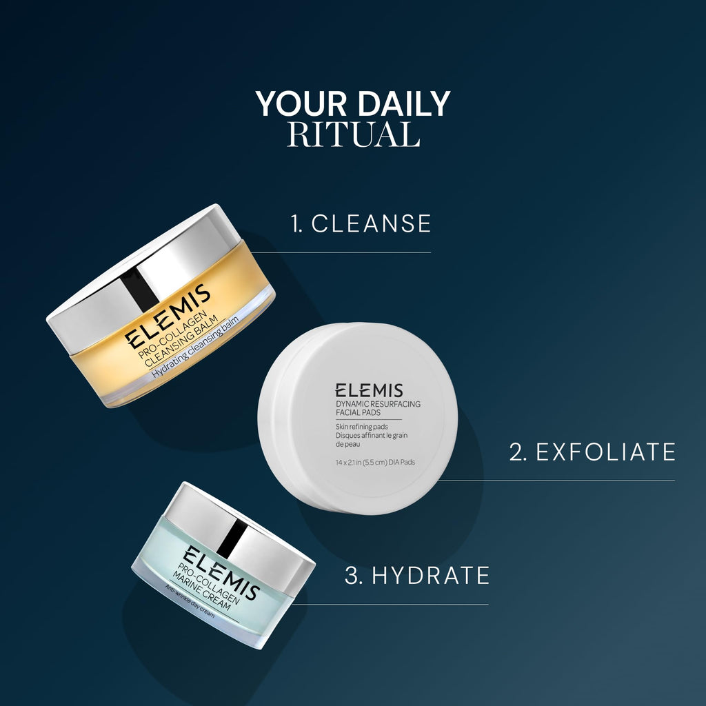 ELEMIS Dynamic Resurfacing Facial Pads, Gentle Textured Treatment Facial Exfoliating Pads