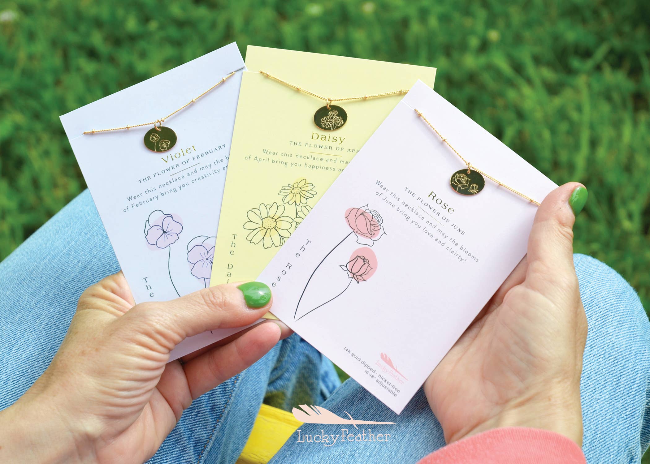 Birth Flower Necklace – Colores Coastal Woods Collection