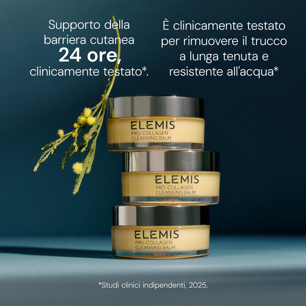 ELEMIS Pro-Collagen Cleansing Balm Makeup Remover, Hydrating Facial Cleanser, Oil Cleanser, Oil Makeup Remover, Deep Cleanse