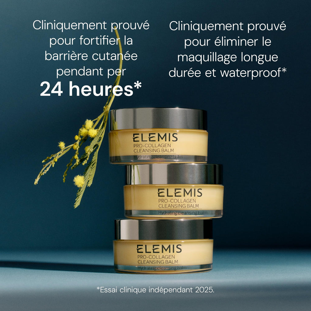 ELEMIS Pro-Collagen Cleansing Balm Makeup Remover, Hydrating Facial Cleanser, Oil Cleanser, Oil Makeup Remover, Deep Cleanse