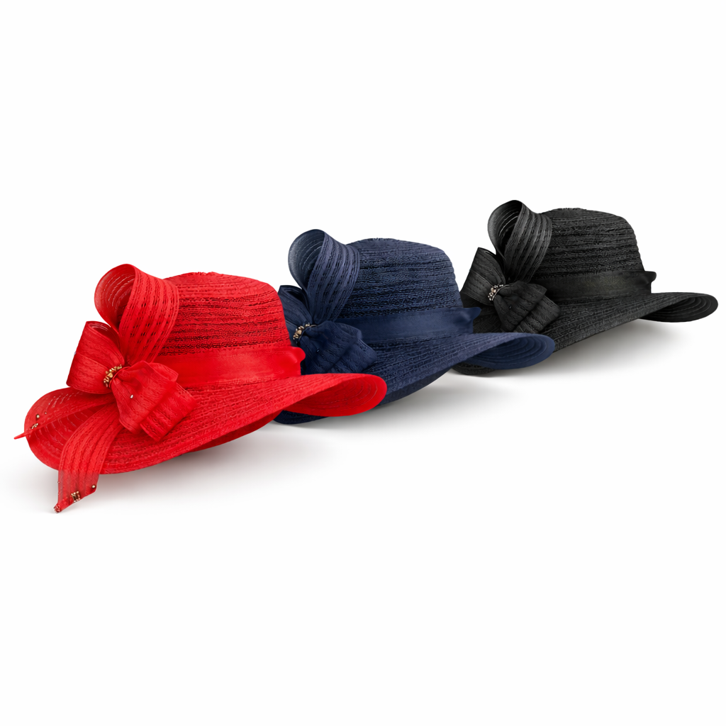 Derby Ready Wide-Brim Sinamay Occasion Hat Boutique Favorite
