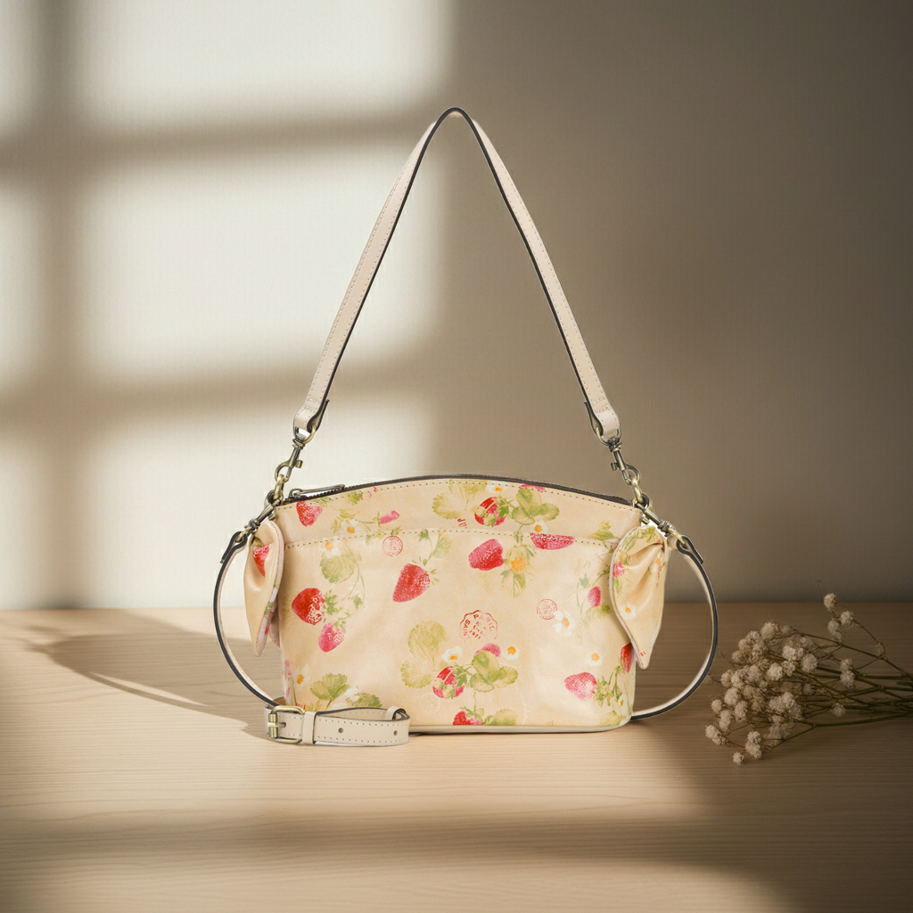 Patricia Nash Arlee Crossbody with Bows – Parisian Strawberry