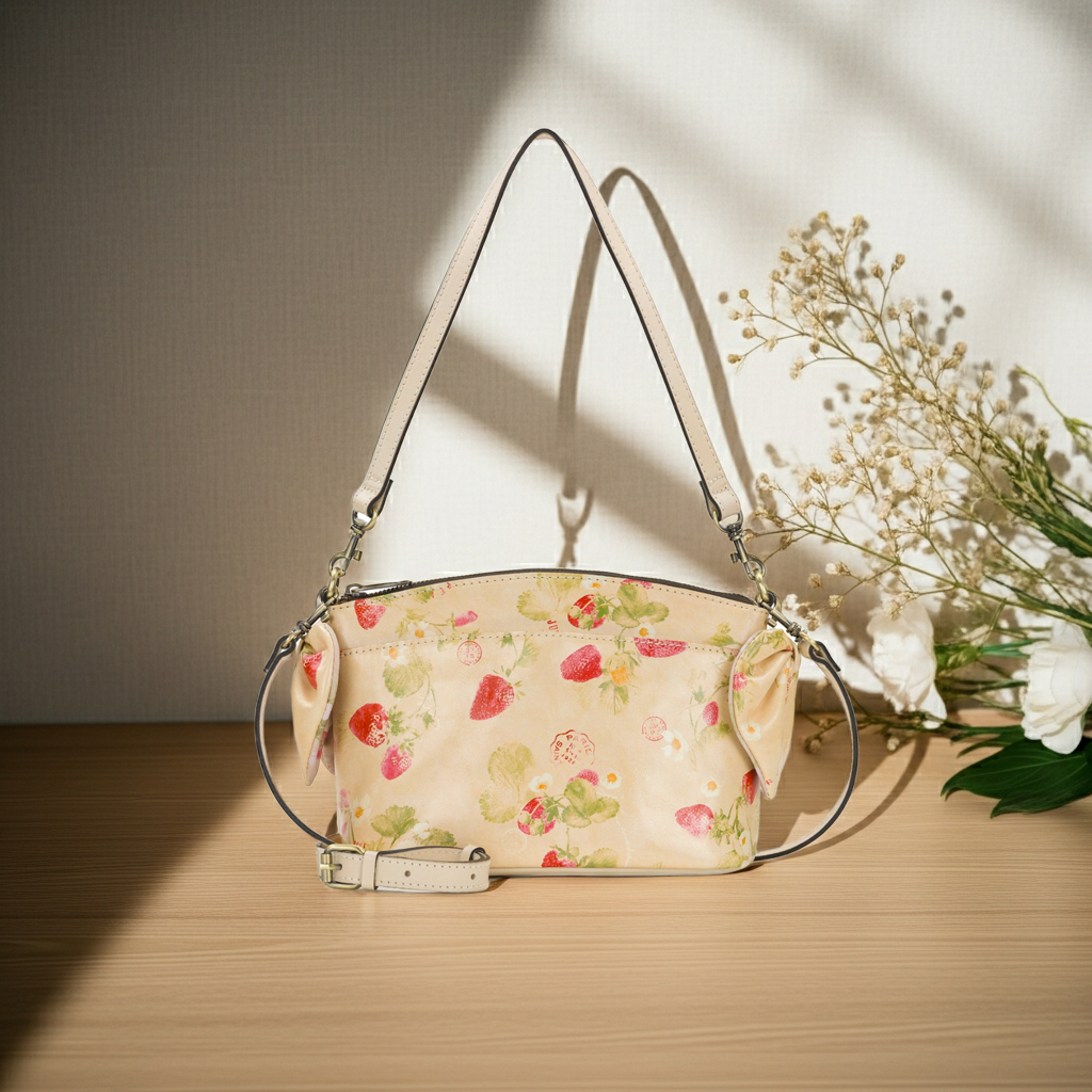 Patricia Nash Arlee Crossbody with Bows – Parisian Strawberry