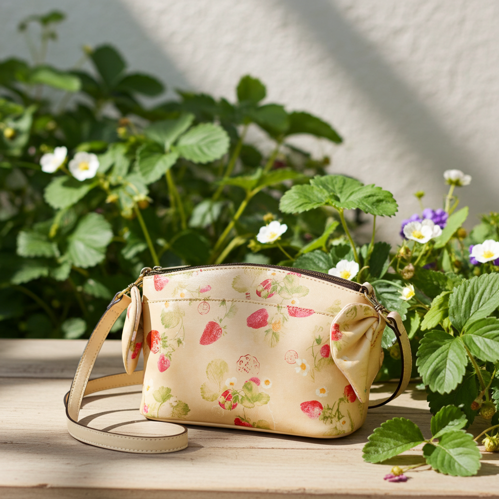 Patricia Nash Arlee Crossbody with Bows – Parisian Strawberry