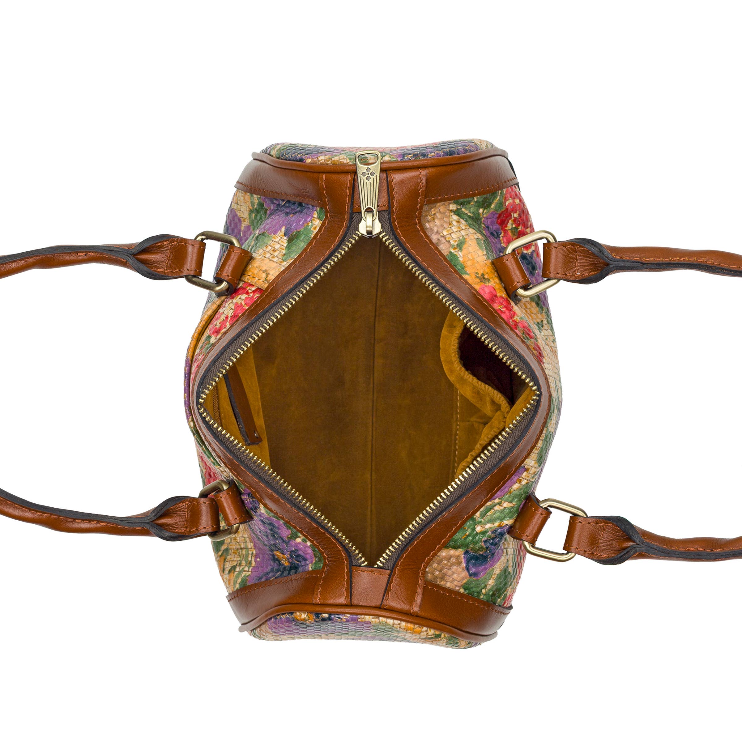 Nancy Satchel Crossbody - French Hydrangeas