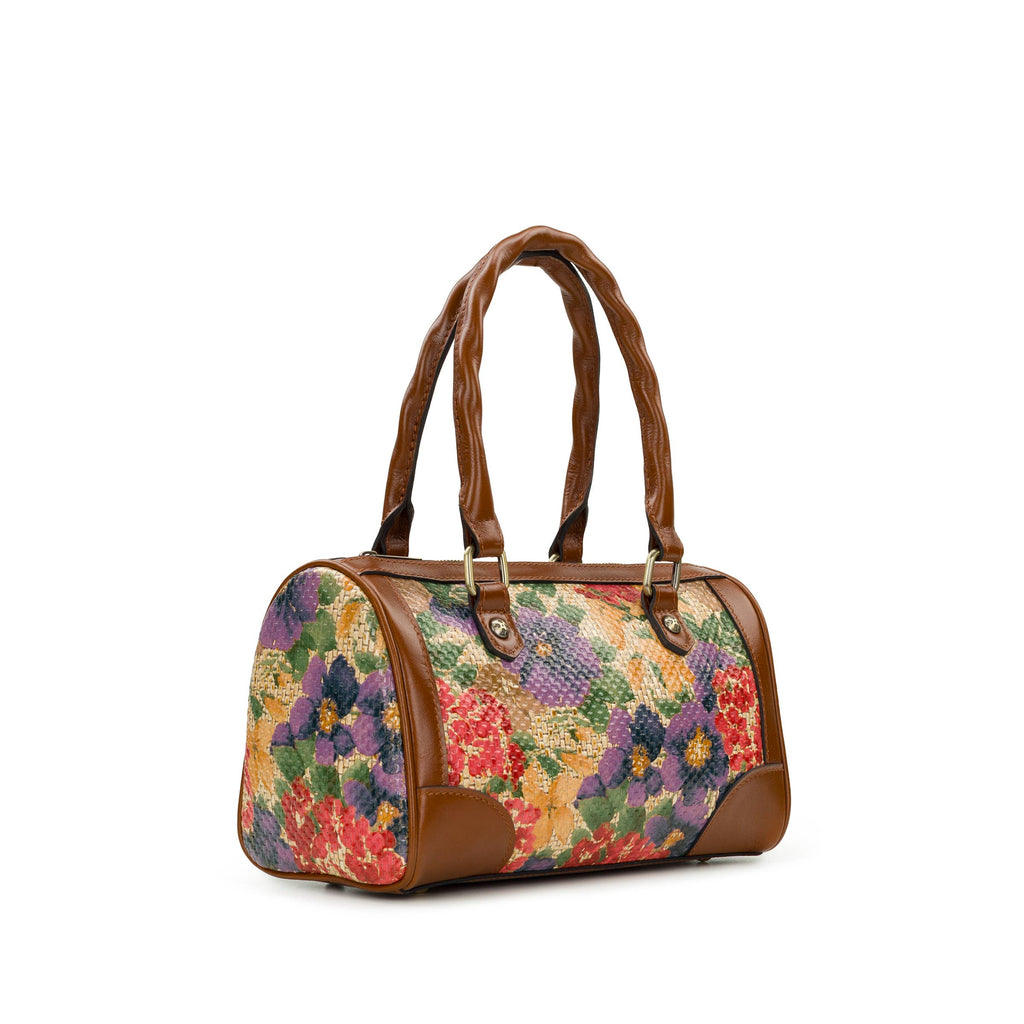 Nancy Satchel Crossbody - French Hydrangeas