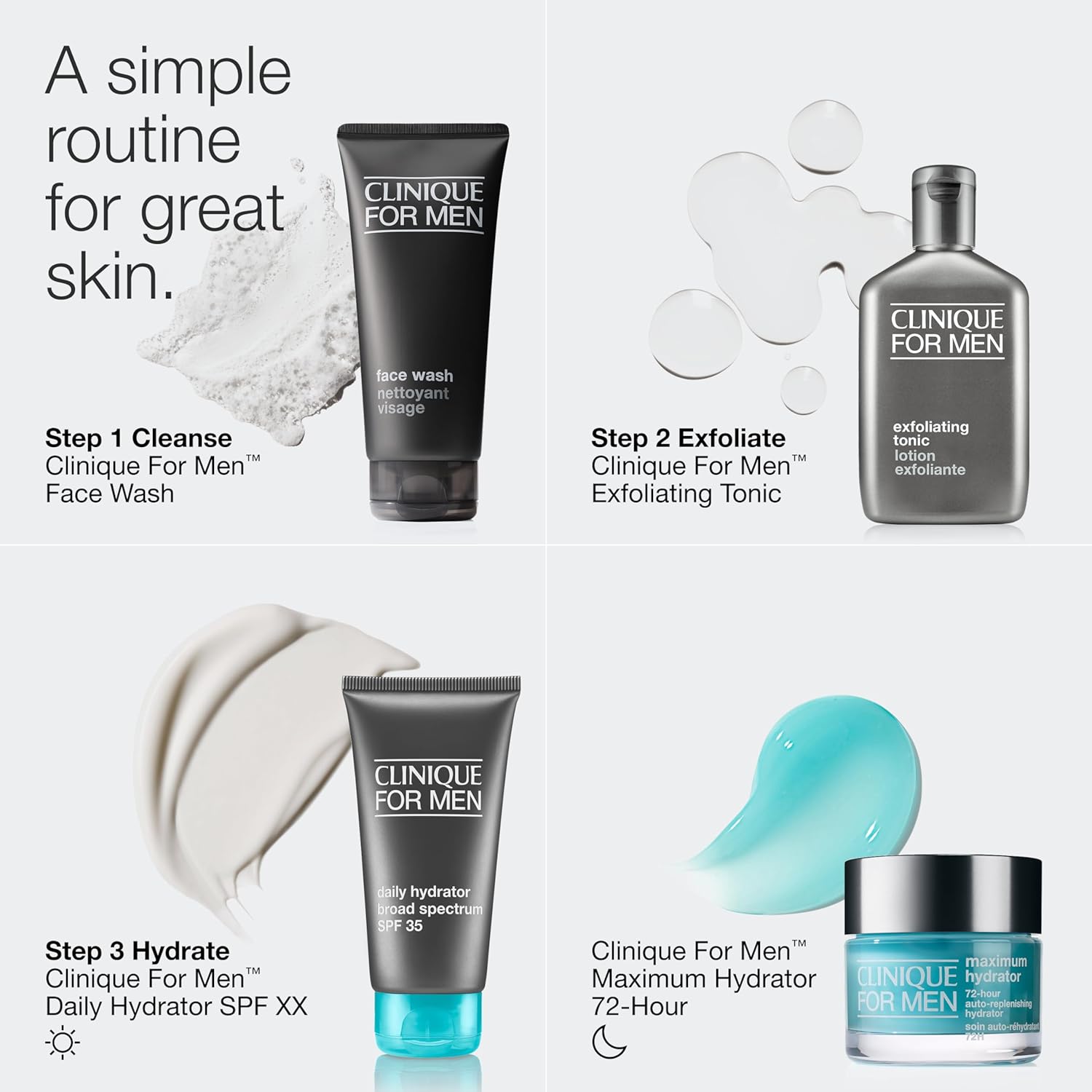 Clinique For Men Daily Hydrator Broad Spectrum SPF 35 Face Moisturizer | Oil Free Face Lotion With SPF | Hydrating + Protecting | Skin Care for Men, 2.5 Fl Oz - Colores Coastal Woods by Colores Enterprises