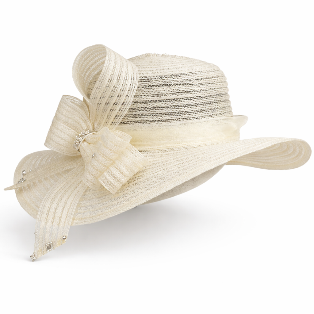 Derby Ready Wide-Brim Sinamay Occasion Hat Boutique Favorite