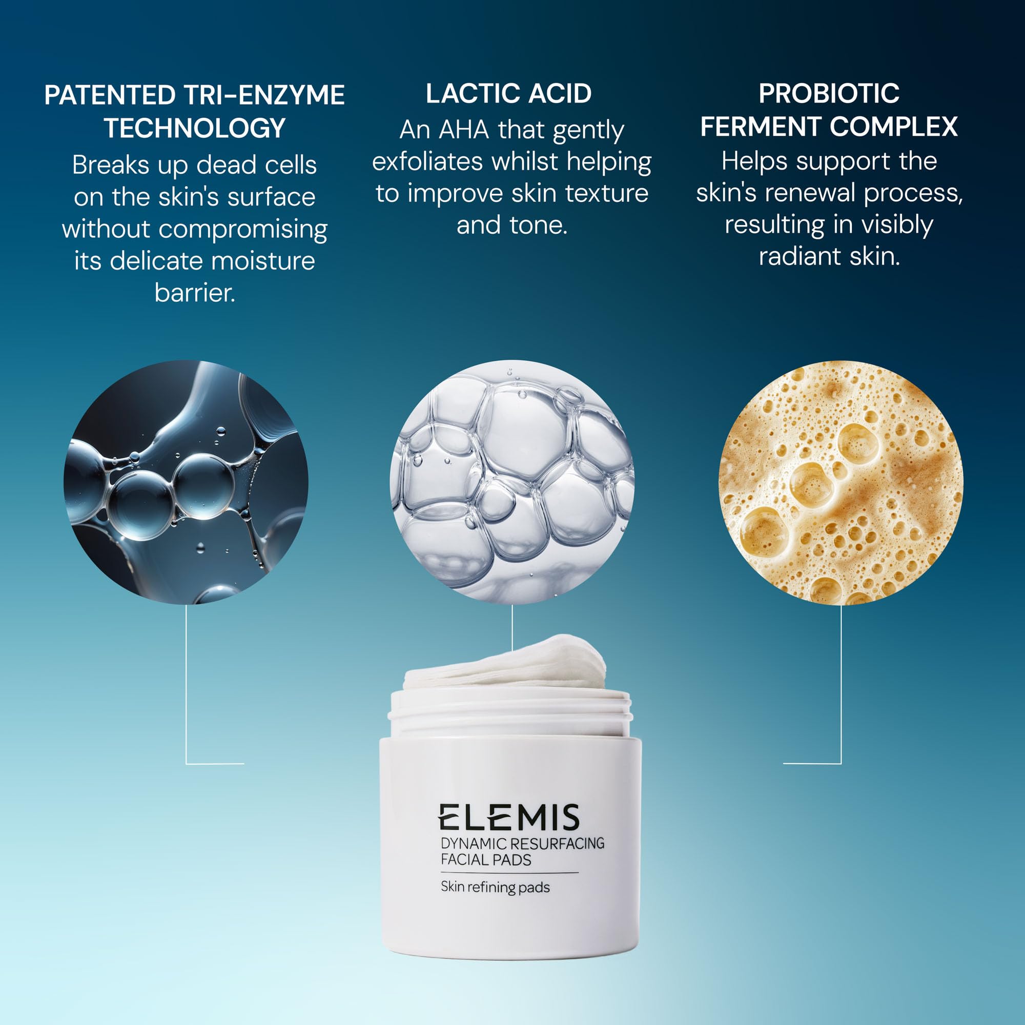 ELEMIS Dynamic Resurfacing Facial Pads, Gentle Textured Treatment Facial Exfoliating Pads - Colores Coastal Woods by Colores Enterprises