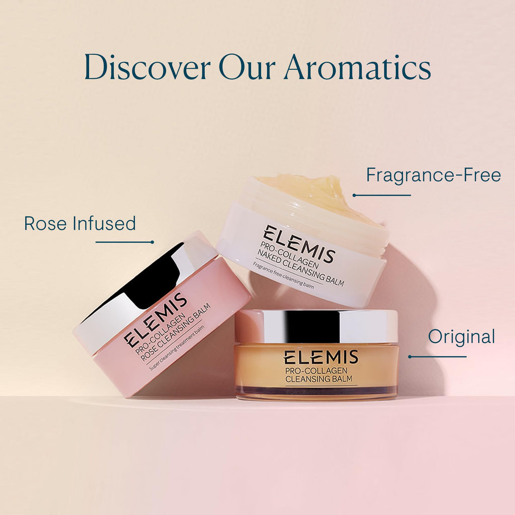 ELEMIS Pro - Collagen Cleansing Balm Makeup Remover, Hydrating Facial Cleanser, Oil Cleanser, Oil Makeup Remover, Deep Cleanse - Colores Coastal Woods by Colores Enterprises