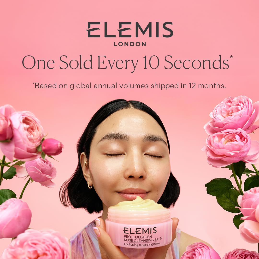 ELEMIS Pro - Collagen Cleansing Balm Makeup Remover, Hydrating Facial Cleanser, Oil Cleanser, Oil Makeup Remover, Deep Cleanse - Colores Coastal Woods by Colores Enterprises