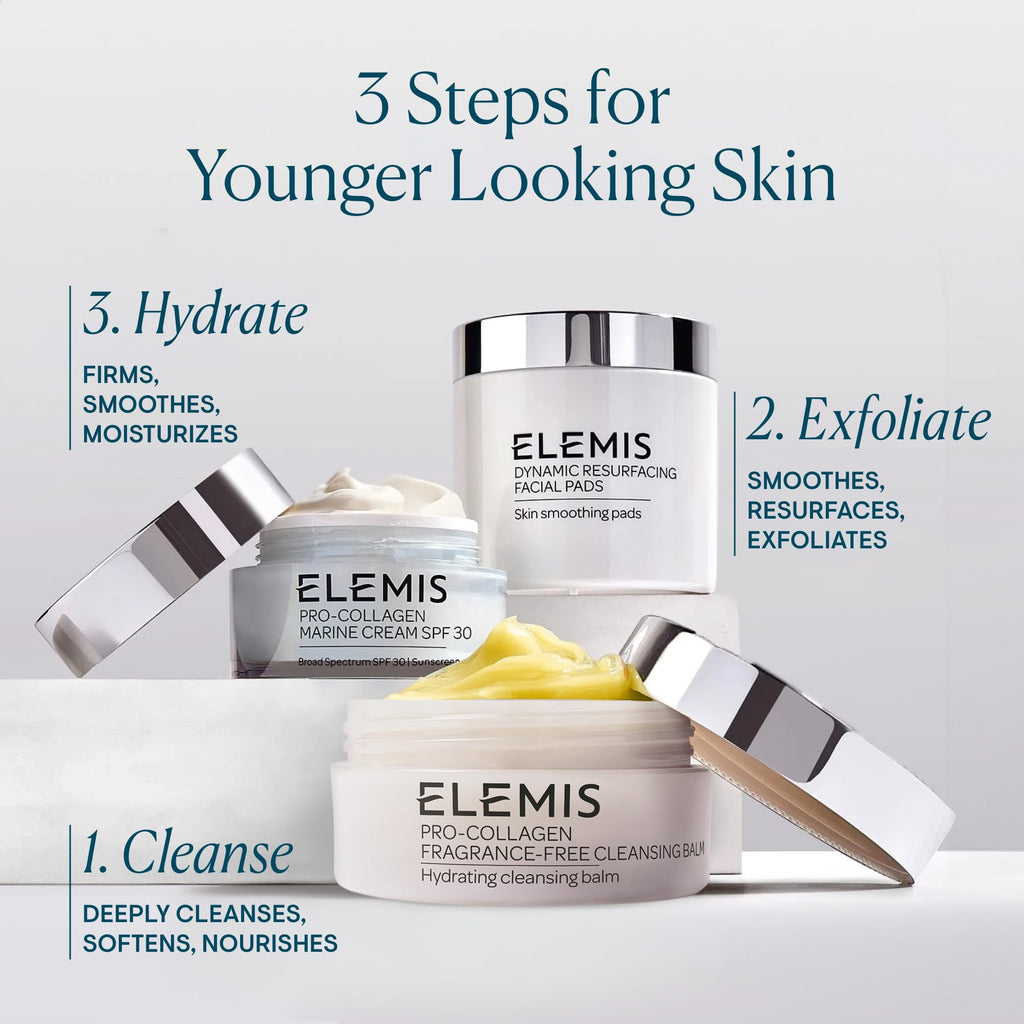 ELEMIS Pro - Collagen Cleansing Balm Makeup Remover, Hydrating Facial Cleanser, Oil Cleanser, Oil Makeup Remover, Deep Cleanse - Colores Coastal Woods by Colores Enterprises