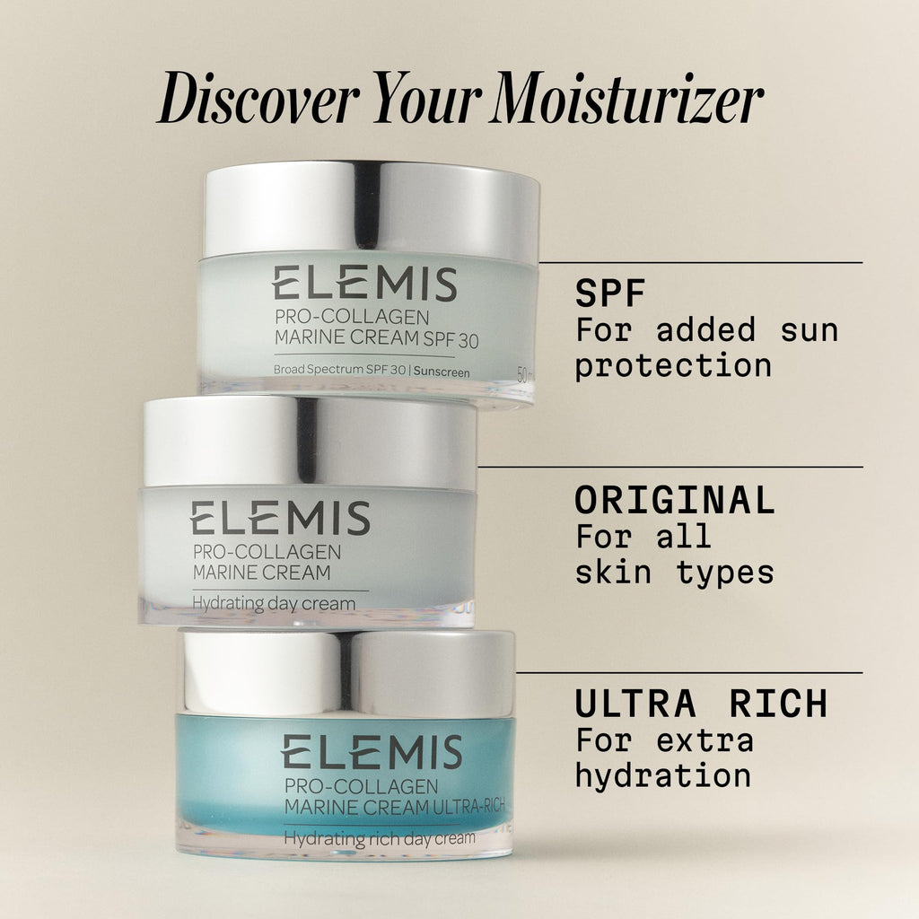 ELEMIS Pro - Collagen Marine Cream SPF 30, Lightweight Anti - Wrinkle Daily Facial Moisturizer - Colores Coastal Woods by Colores Enterprises