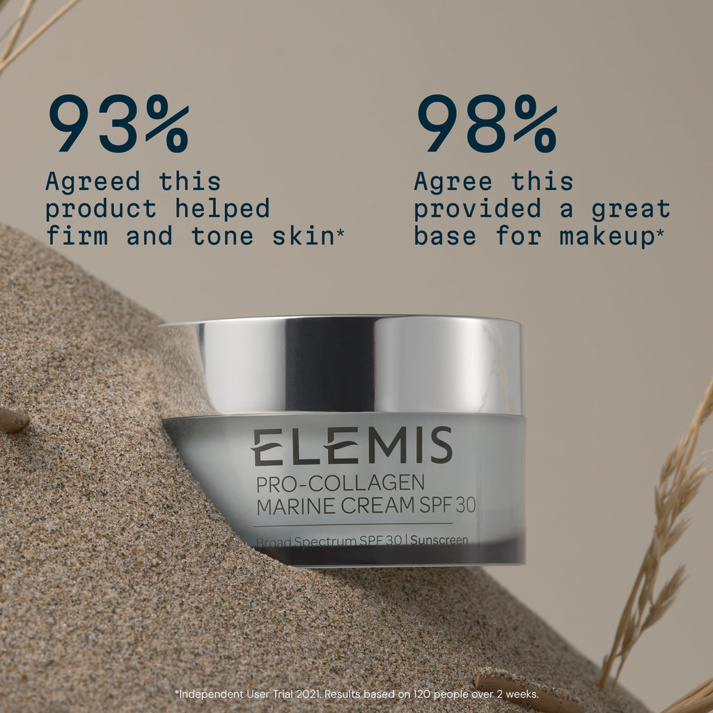 ELEMIS Pro - Collagen Marine Cream SPF 30, Lightweight Anti - Wrinkle Daily Facial Moisturizer - Colores Coastal Woods by Colores Enterprises