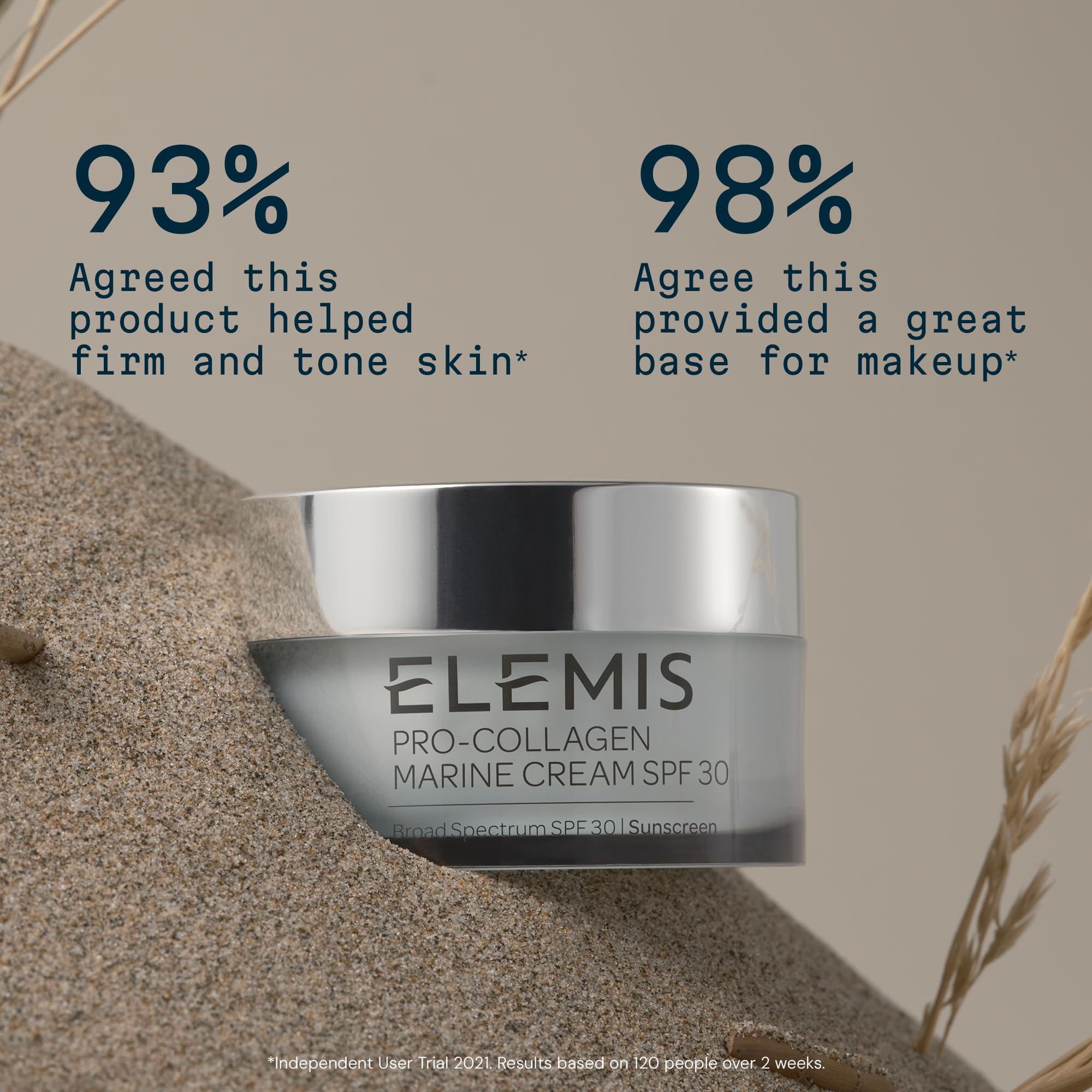 ELEMIS Pro - Collagen Marine Cream SPF 30, Lightweight Anti - Wrinkle Daily Facial Moisturizer - Colores Coastal Woods by Colores Enterprises