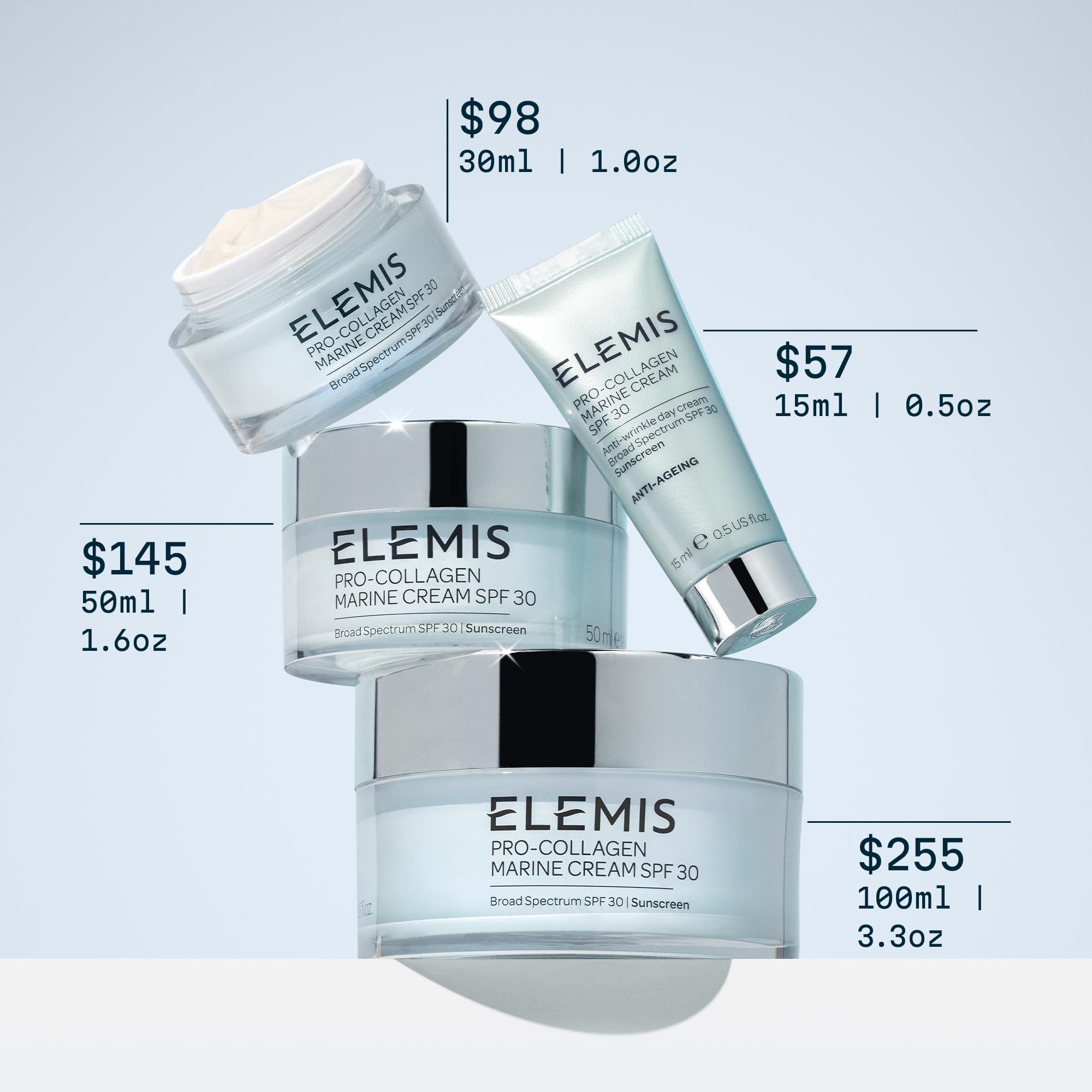 ELEMIS Pro - Collagen Marine Cream SPF 30, Lightweight Anti - Wrinkle Daily Facial Moisturizer - Colores Coastal Woods by Colores Enterprises