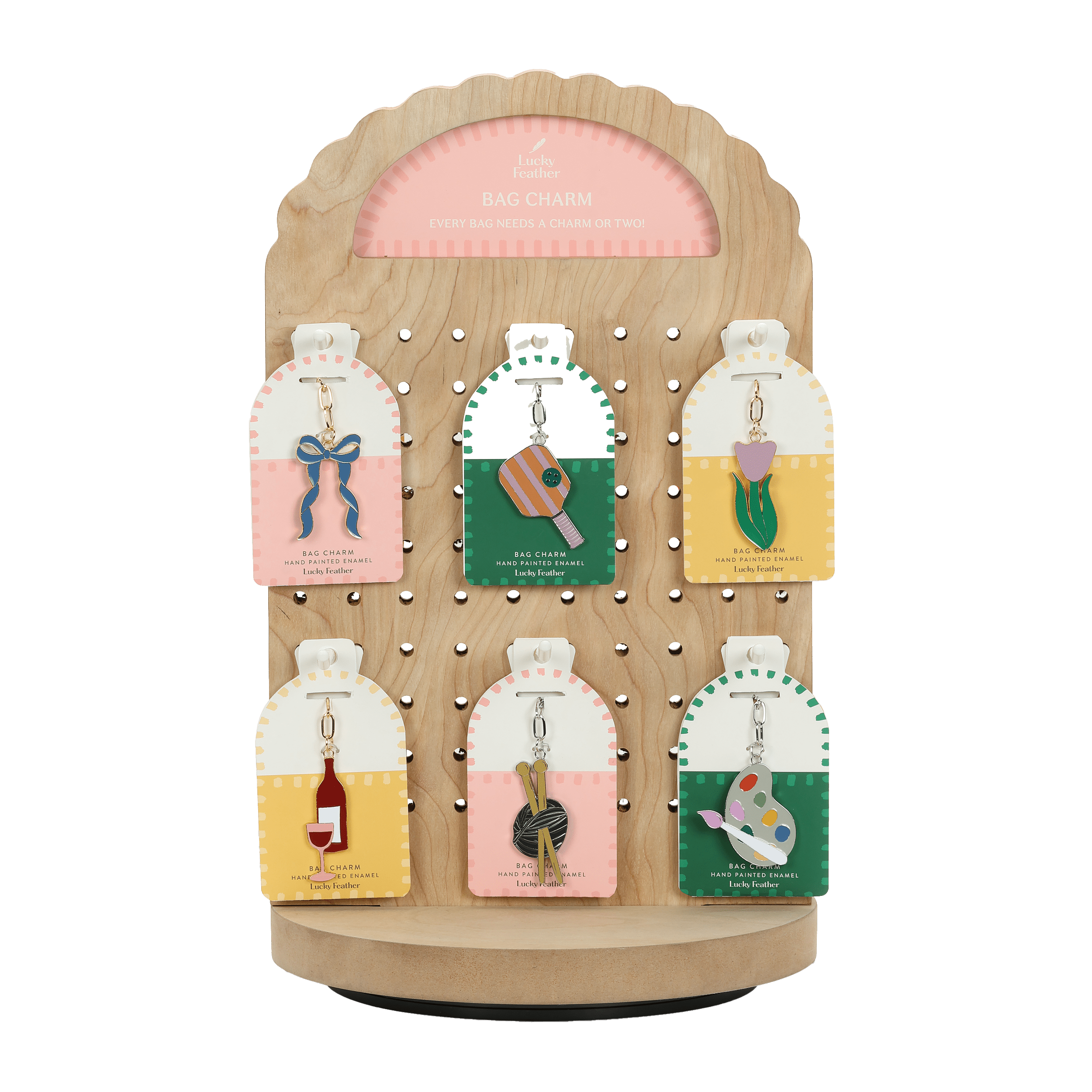 Enamel Bag Charm Collection - Colores Coastal Woods by Colores Enterprises