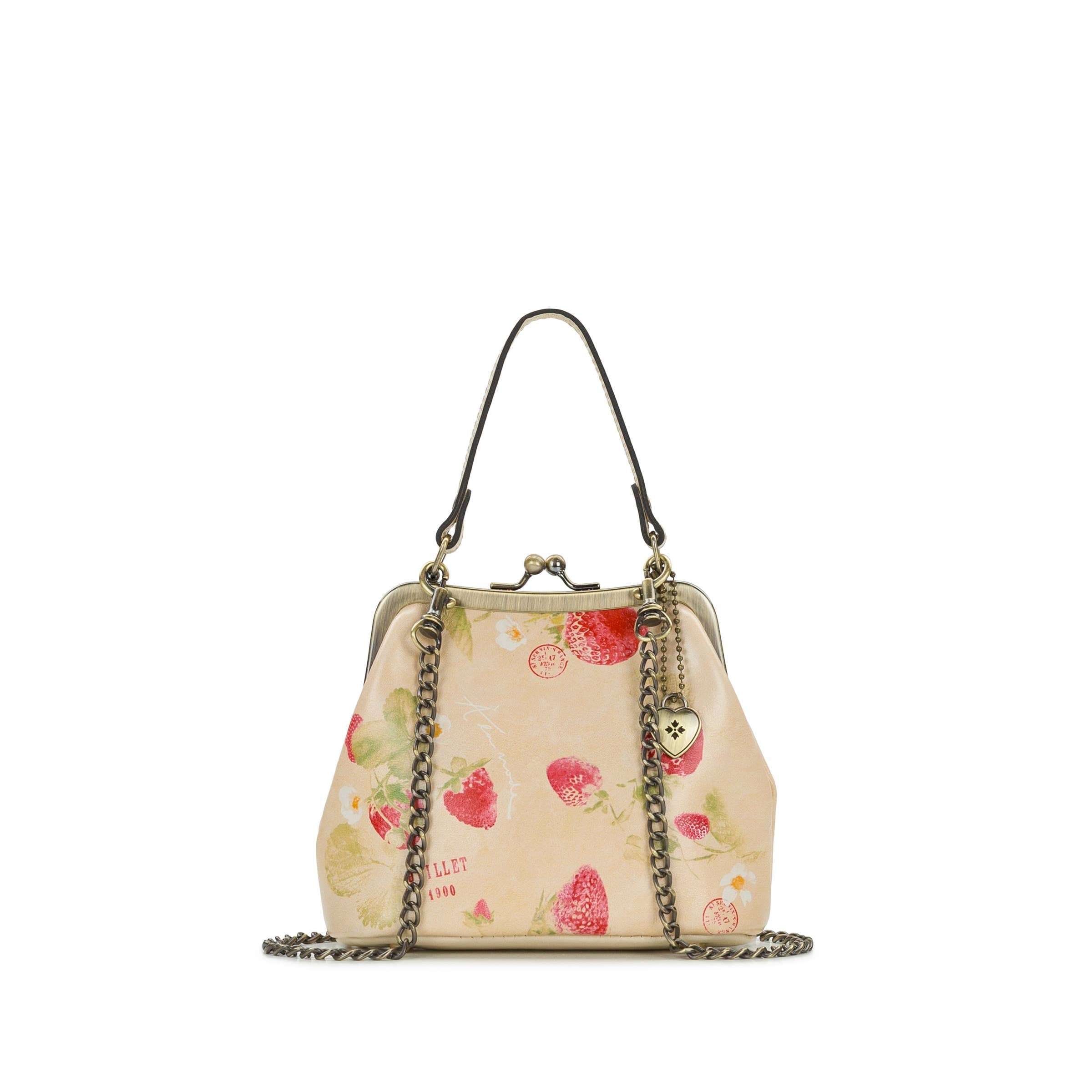 Mini Laureana Chain Crossbody - Parisian Strawberry - Colores Coastal Woods by Colores Enterprises