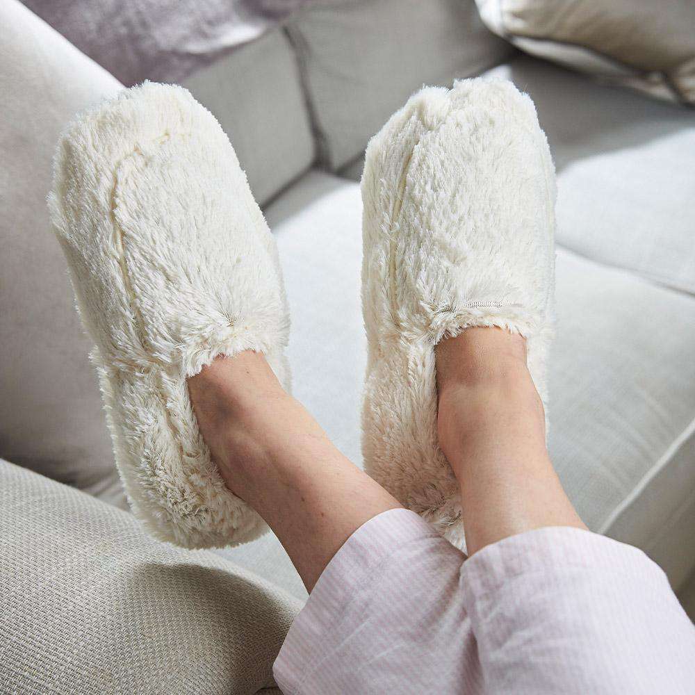 Preorder: Cream Warmies Slippers - Colores Coastal Woods by Colores Enterprises