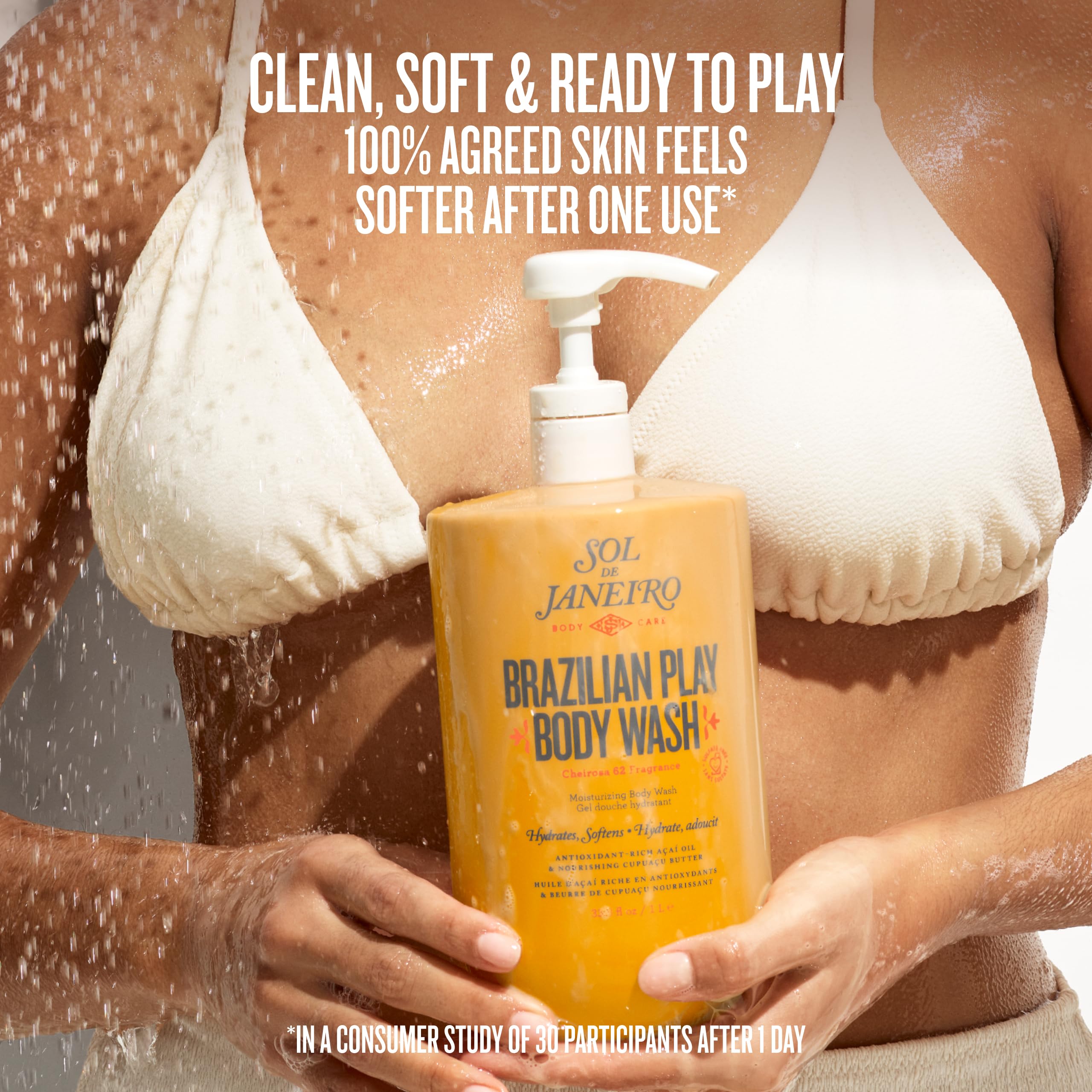 Sol de Janeiro Brazilian Play Body Wash | Moisturizing Shower Gel in Cheirosa 62 Scent - Colores Coastal Woods by Colores Enterprises