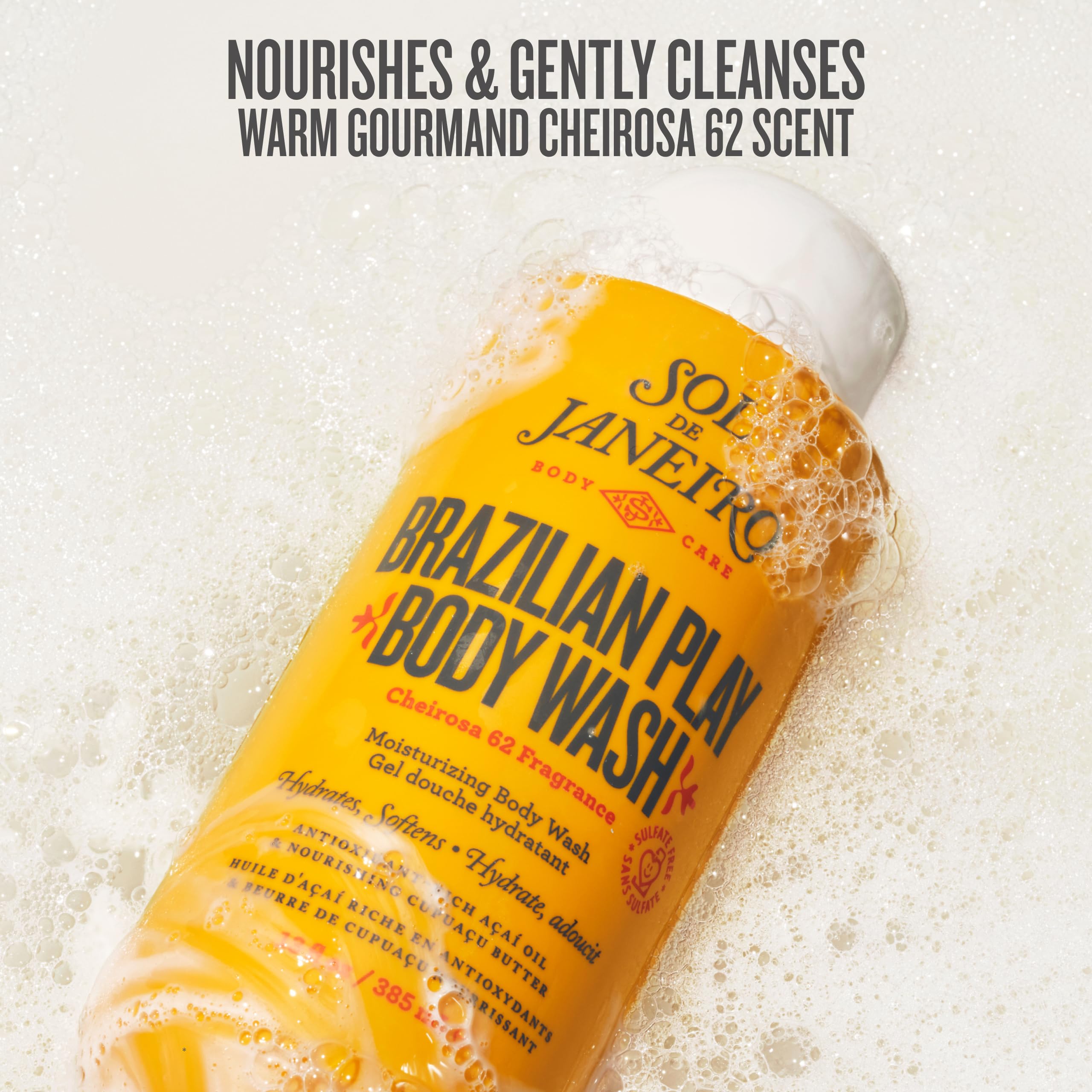 Sol de Janeiro Brazilian Play Body Wash | Moisturizing Shower Gel in Cheirosa 62 Scent - Colores Coastal Woods by Colores Enterprises