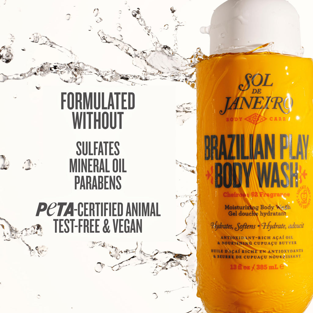 Sol de Janeiro Brazilian Play Body Wash | Moisturizing Shower Gel in Cheirosa 62 Scent - Colores Coastal Woods by Colores Enterprises