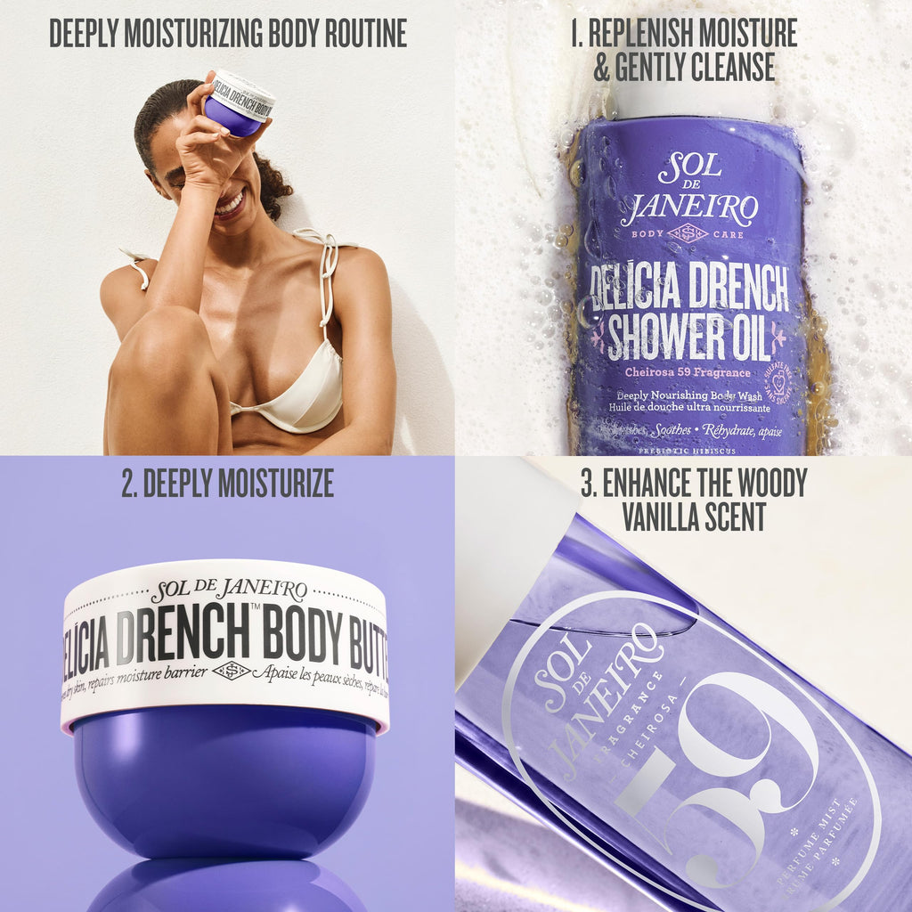 Sol de Janeiro Delicia Drench Body Butter - Colores Coastal Woods by Colores Enterprises
