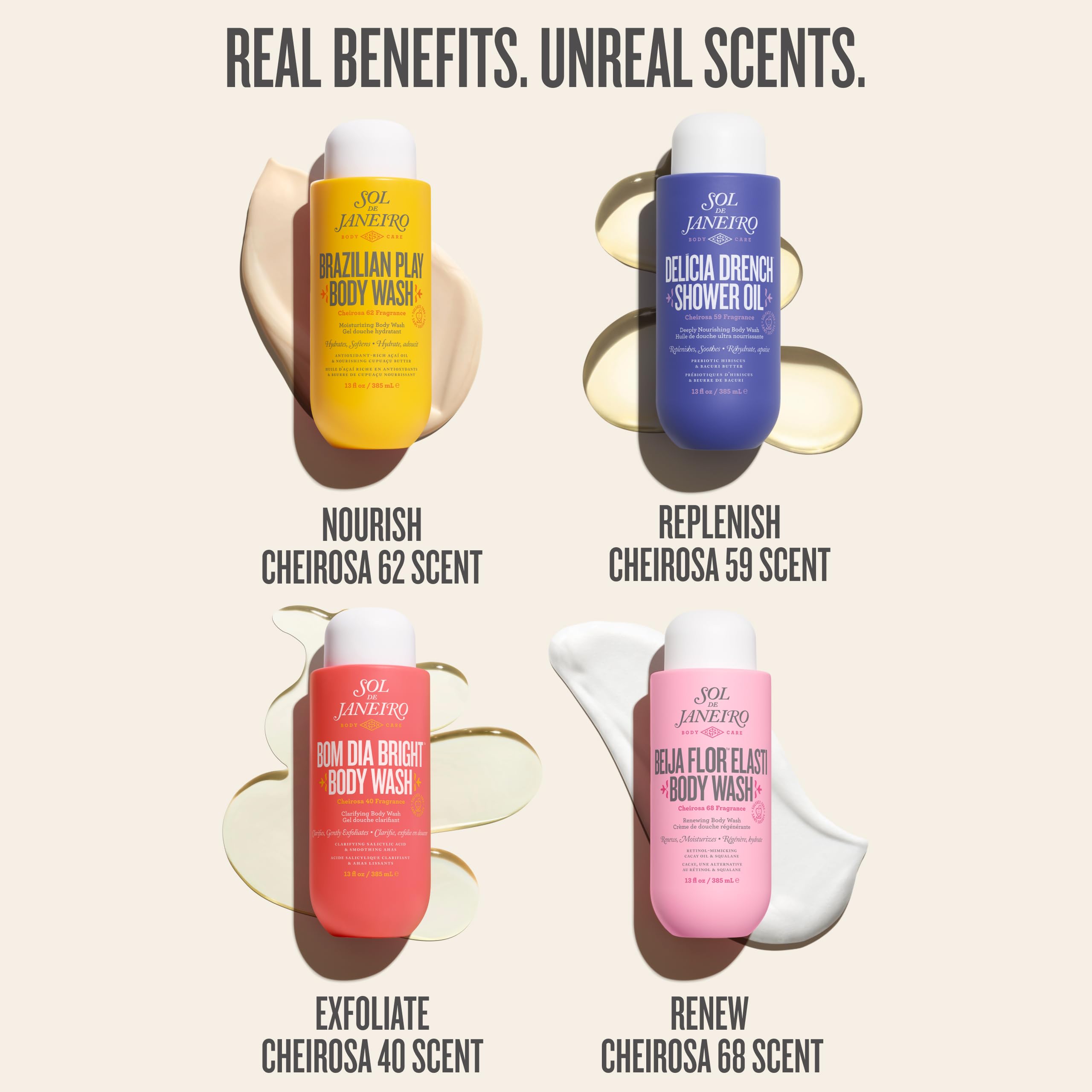 Sol de Janeiro Delicia Drench Shower Oil | Deeply Nourishing Body Wash - Colores Coastal Woods by Colores Enterprises