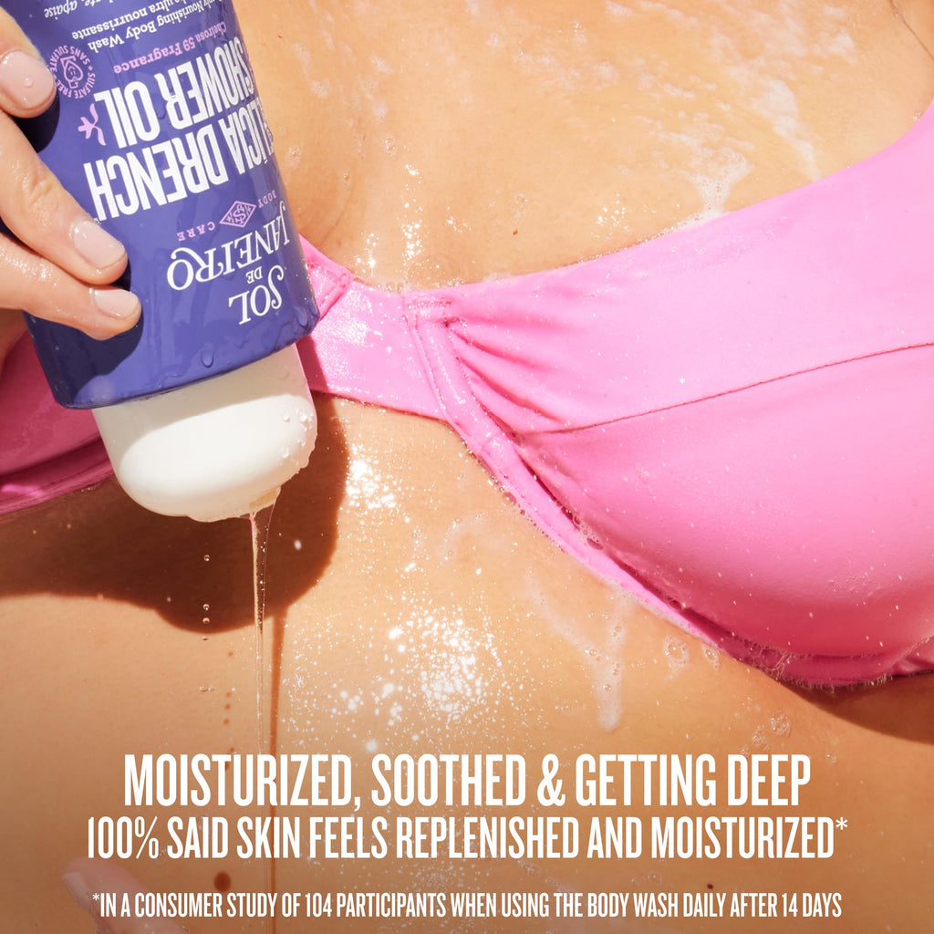 Sol de Janeiro Delicia Drench Shower Oil | Deeply Nourishing Body Wash - Colores Coastal Woods by Colores Enterprises