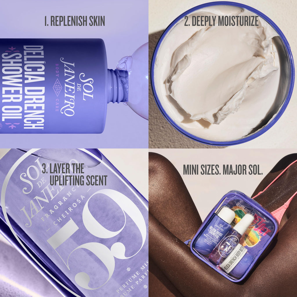 Sol de Janeiro Jet Set | Travel Shower Kit | $40 value - Colores Coastal Woods by Colores Enterprises